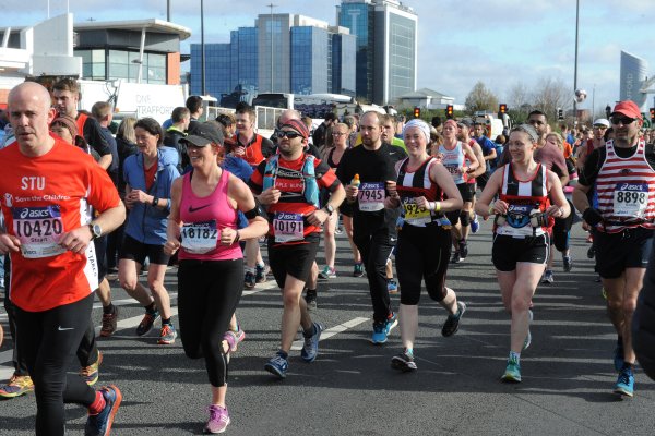 Runners in Manchester